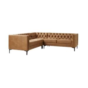 Whiskey Sectional - Brown
