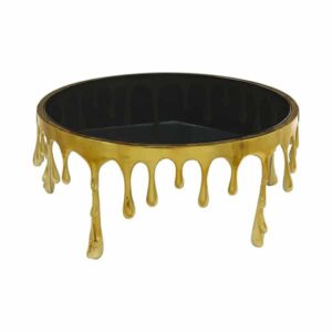 Drip Coffee Table - Gold